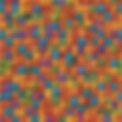 Illustration of colorful counting blocks