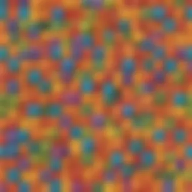Vibrant Counting Blocks for Mathematical Learning Illustration of colorful counting blocks