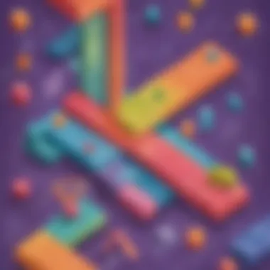 Visualizing Math Concepts Visual representation of math concepts with colorful diagrams.