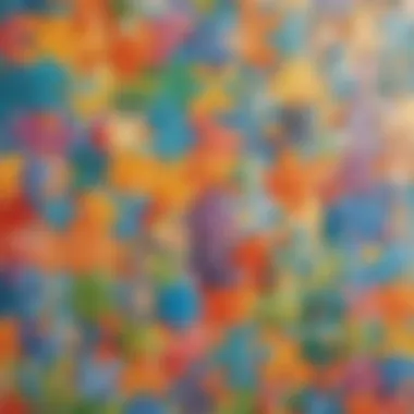 Colorful puzzle pieces symbolizing cognitive development in children