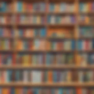 Diverse Nonfiction Selection for Young Readers An array of engaging nonfiction books displayed on a colorful shelf.