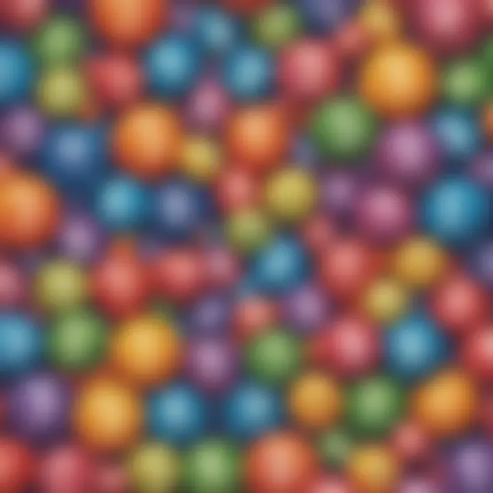 Colorful visual representation of number bonds