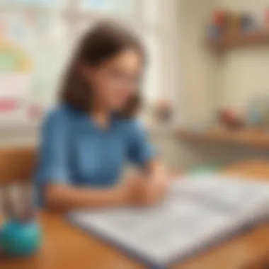 Personalized Learning Experiences Illustration showcasing personalized learning experiences in online math homeschool programs