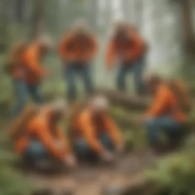 Wilderness Expedition Team Building Team building activity in the wilderness