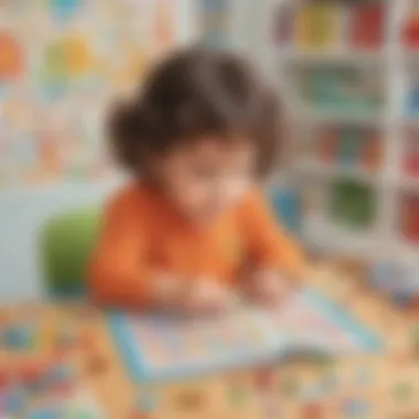 Pattern Recognition Adventures Preschooler Engaged in Pattern Recognition Activity