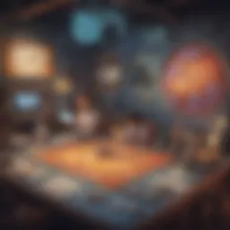 Interactive gameplay showcasing science concepts