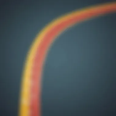 Spatial Number Concept Illustration showcasing a number line with rational numbers