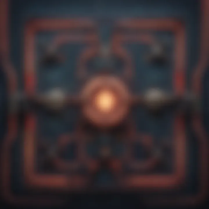 A captivating visual of a simple circuit lighting up.