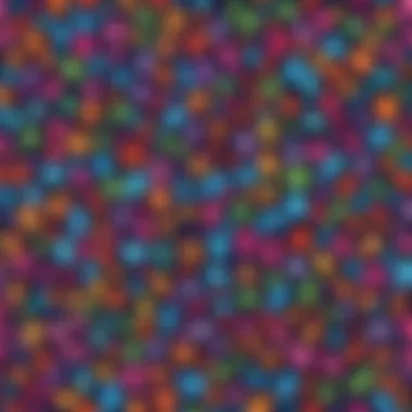 Vibrant Algebraic Symbols Illustration of colorful algebraic symbols