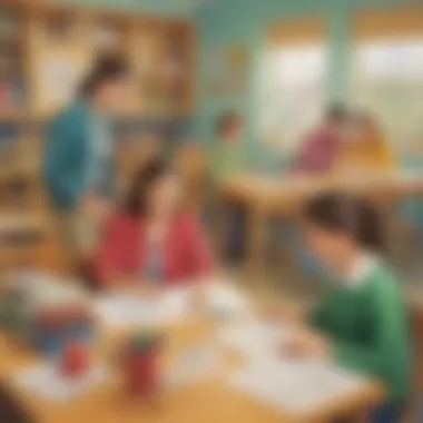 Real-World Algebra Scenarios Illustration showcasing the practical application of algebra in daily life