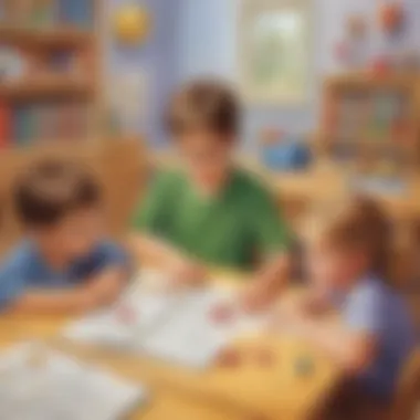 Creative Learning Methods Illustration of a playful approach to teaching algebra