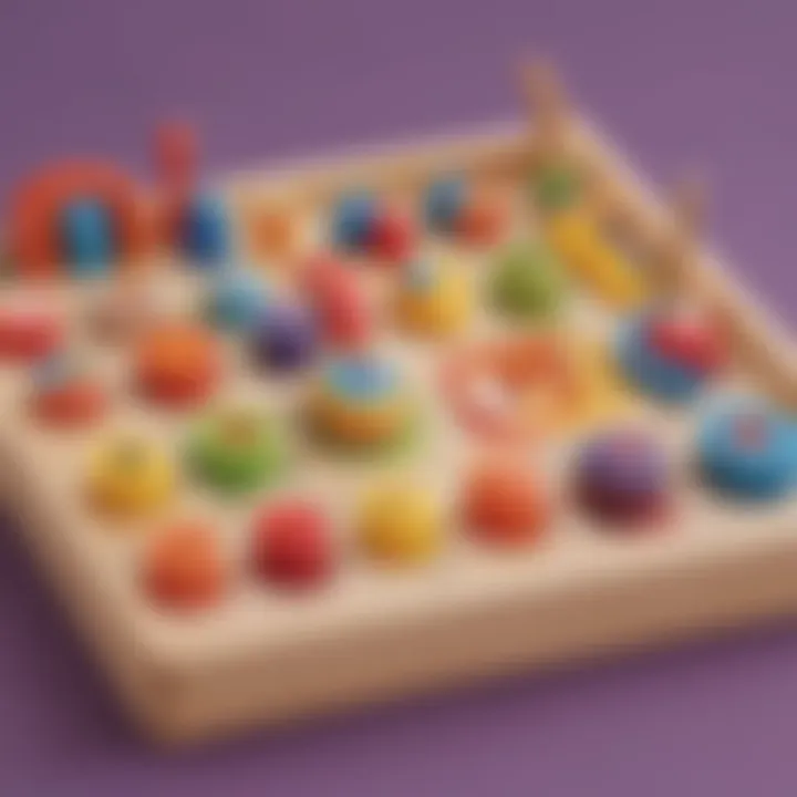 Colorful sound toys for preschool learning