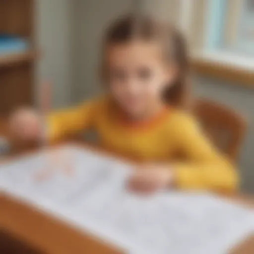 Engaging subtraction worksheet for elementary students