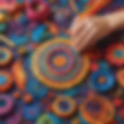 Colorful materials for crafting that ignite creativity