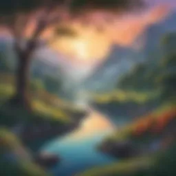 A serene landscape symbolizing deep connections.