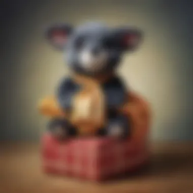 Gifting Oswald Stuffed Animals: A Cherished Tradition A beautifully wrapped Oswald stuffed animal as a gift, highlighting its significance in celebrations.