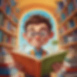 Cover of a funny book with a quirky character in a whimsical setting