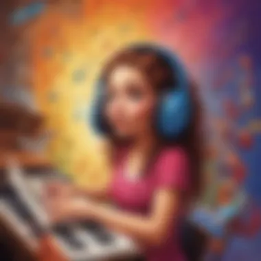 Inspiration through Creativity: Art and Music Creative artwork inspired by music-themed activities