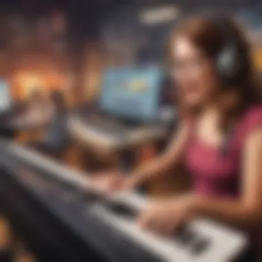 Interactive Learning: Online Music Game Experience Engaging online platform for music learning