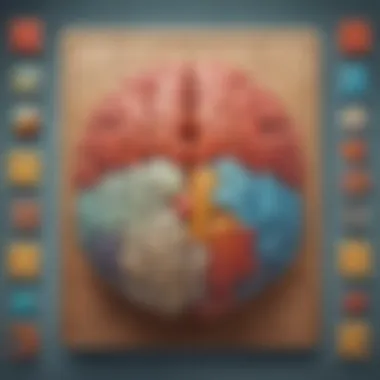 Brain game app interface showcasing engaging puzzles