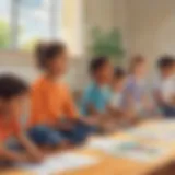 Mindfulness Empowerment Children engaged in mindfulness activity