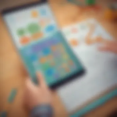 Interactive Math App Learning Experience