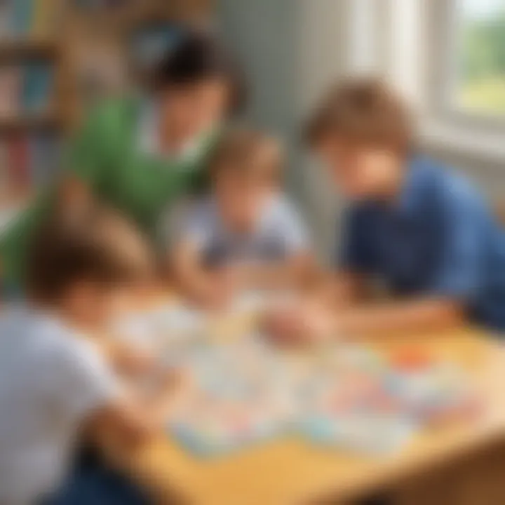 Kids Engaged in Alphabet Game