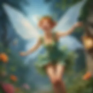 Magical Fairy Jokester Illustration of a magical fairy delivering a joke