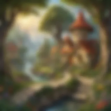 A Magical Fairy Tale Environment Enchanting fairy tale setting for preschoolers