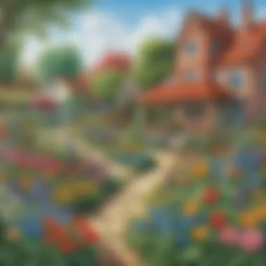 Floral Garden Art Project Floral Garden Art Project for Kindergarten Students