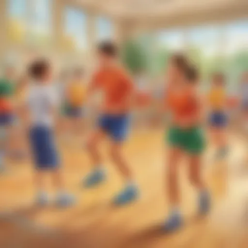 Engaging physical education activity for children