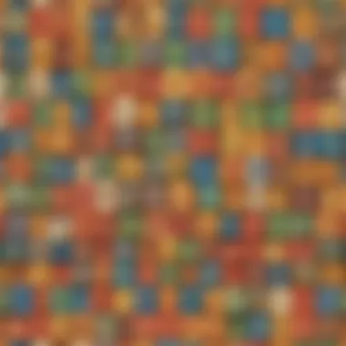 Colorful Alphabet Blocks for Language Learning Colorful alphabet blocks arranged to form words