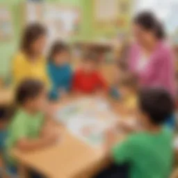 Interactive literacy activities in a kindergarten classroom