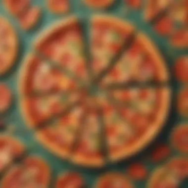 Understanding Fractions with Pizza Segments Illustration of a fraction pizza divided into segments