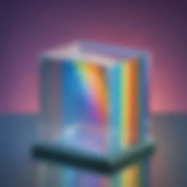 Prismatic Rainbow Refraction Showcase Rainbow Reflection with Prisms Experiment