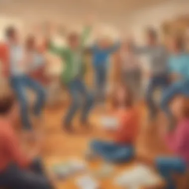 Energetic Charades Challenge Joyful Game of Charades