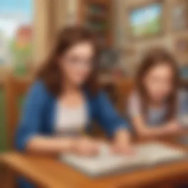 Fun digital application for learning time