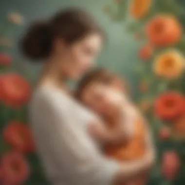 Resilience in Maternal Grace Mother's Strength in Nurturing Spirit