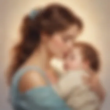 Eternal Bond of Affection Mother's Love Reflected in Tender Moments