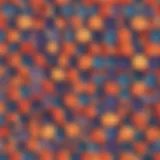 Abstract Representation of Hexagonal Grid Pattern Hexagonal Grid Pattern