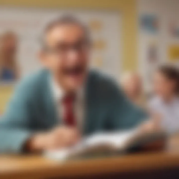 A creative visual presenting the impact of humor in educational settings.