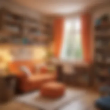 Cozy Reading Corner Creative reading corner designed for young learners