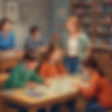 Gamification in Education Children participating in a gamified learning activity