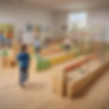 Fun Indoor Obstacle Course for Physical Activity Children engaging in a fun indoor obstacle course