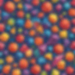 Abstract shapes representing cognitive growth