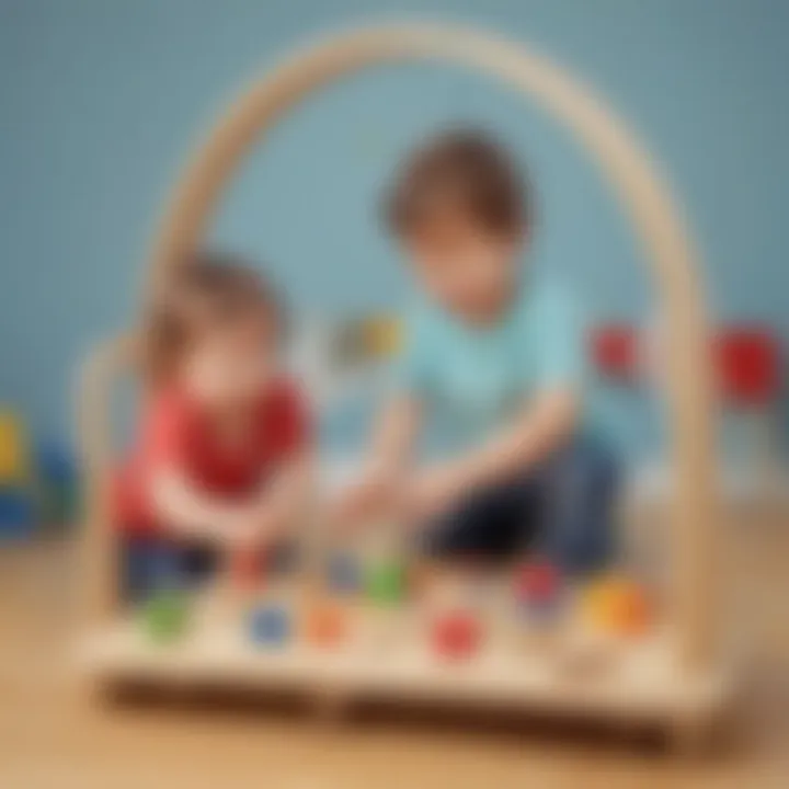 Innovative Playtime - Illustration demonstrating innovative play activities for preschoolers at ElemFun