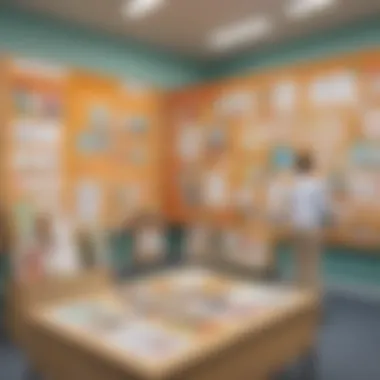Interactive Showcase Creative presentation board with interactive elements