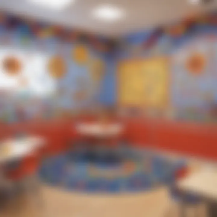 Themed wall decorations that promote a positive classroom culture