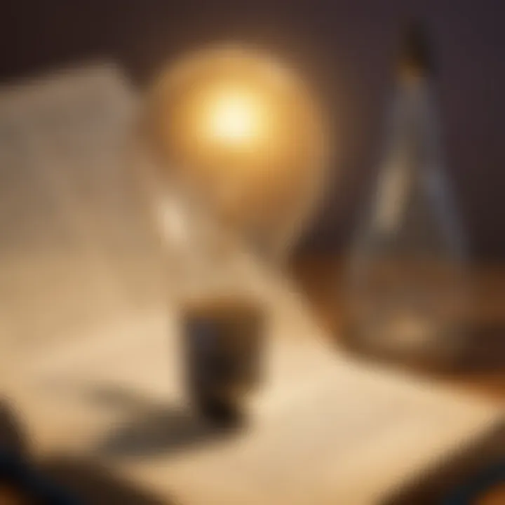 Lightbulb representing a moment of mathematical insight