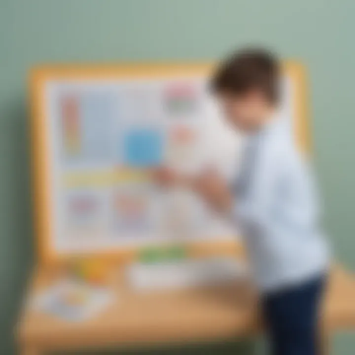 Interactive communication board for children with autism